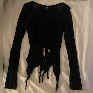 Shein butterfly mesh top